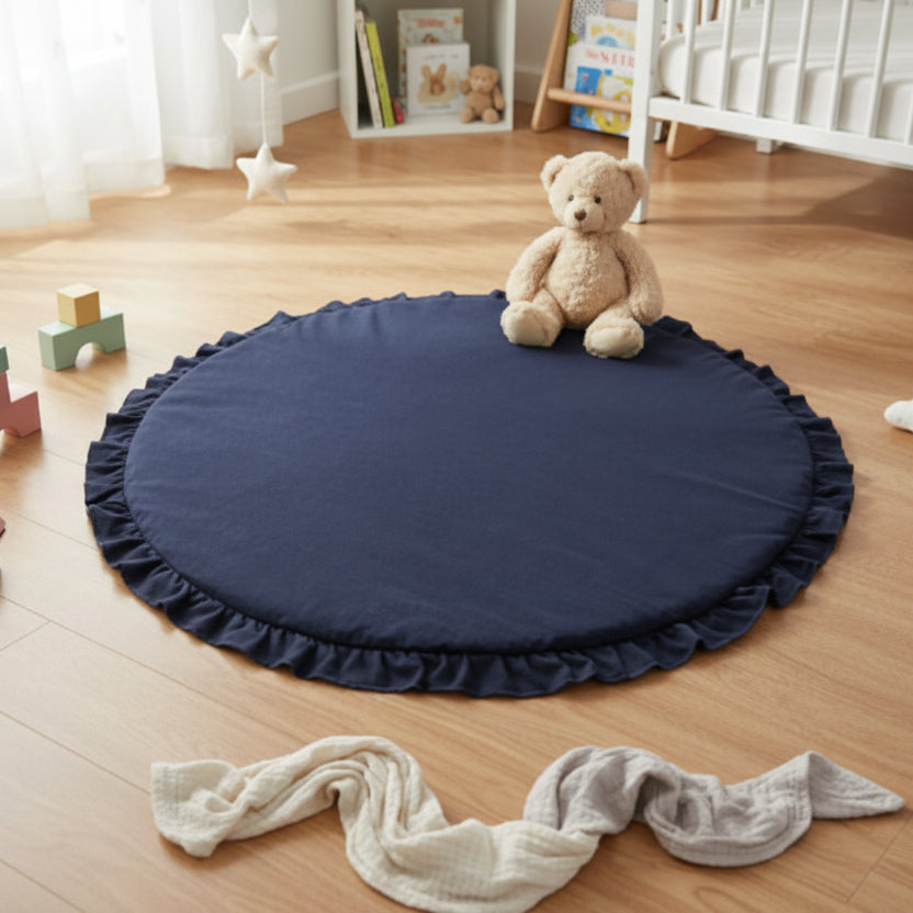 tapis éveil rond marine