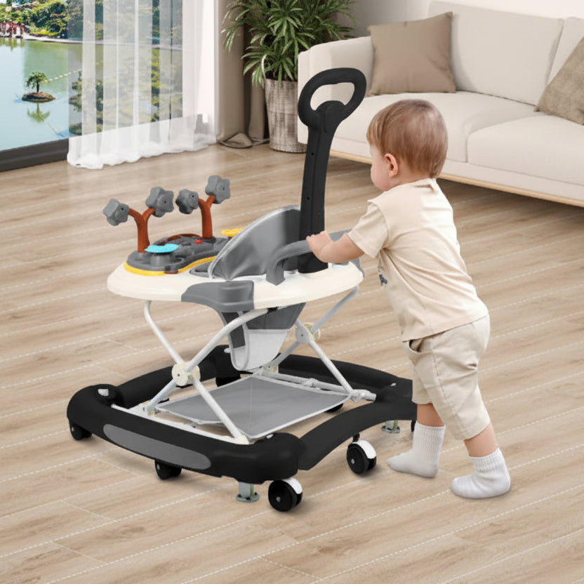 Trotteur bebe noir garçonnet marche