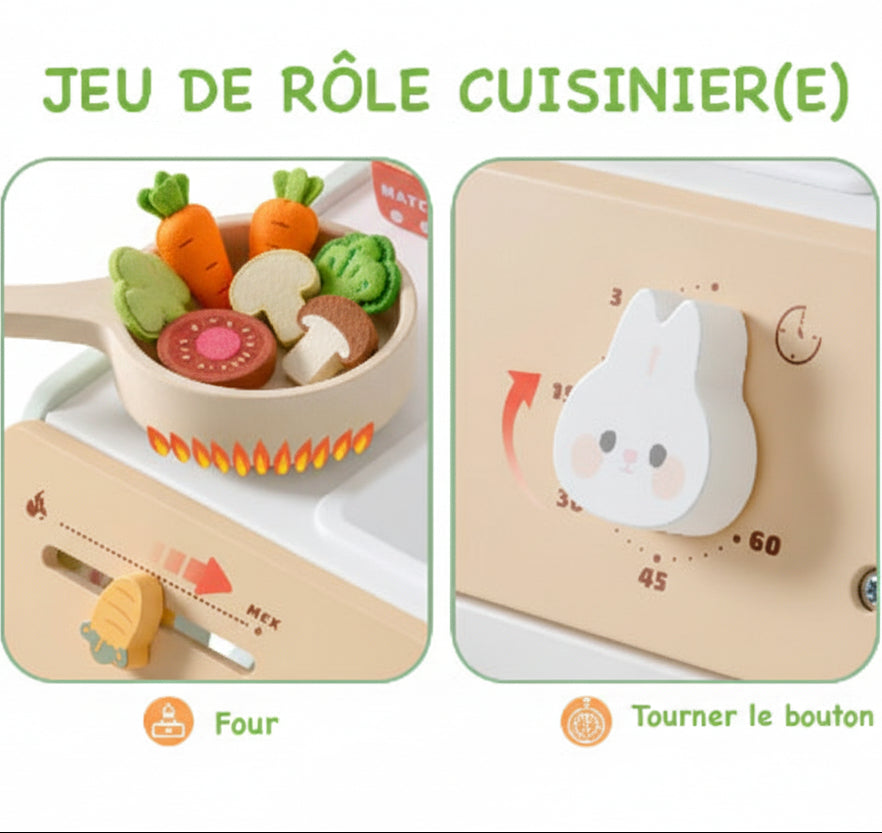 chariot marche montessori cuisine jeux role