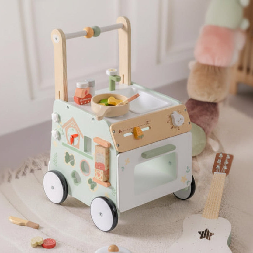 chariot marche montessori cuisine