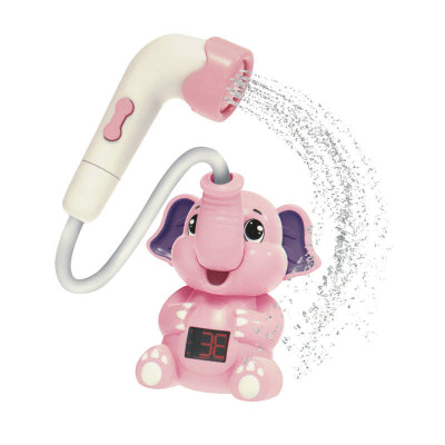 éléphant douche couleur rose