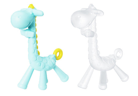 girafe bleu blanche