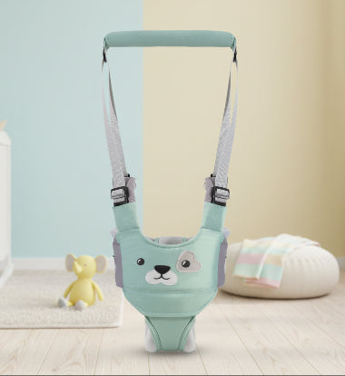 harnais marche bébé chien vert
