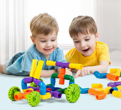 jeux de construction deux garçon jouant