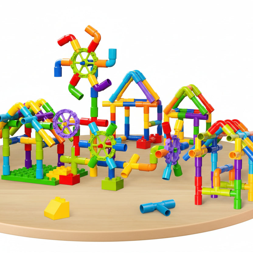 jeux de construction enfant avec maman