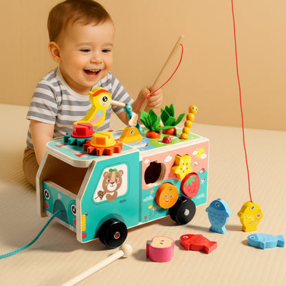 jeux montessori camion ferme garçonnet