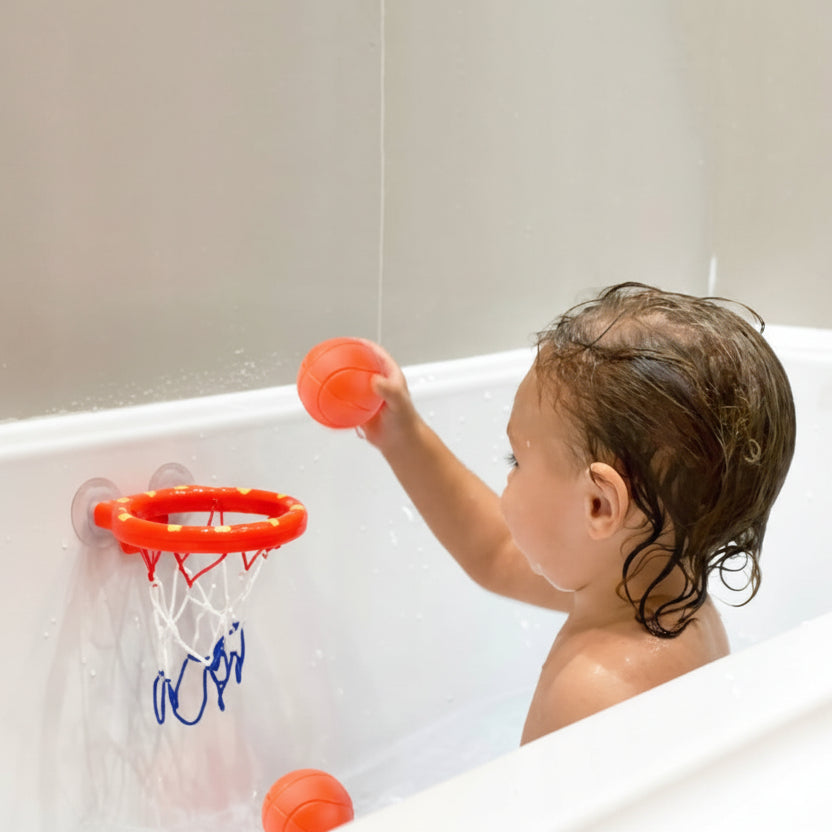jouet de baignoire panier de basket garçonnet