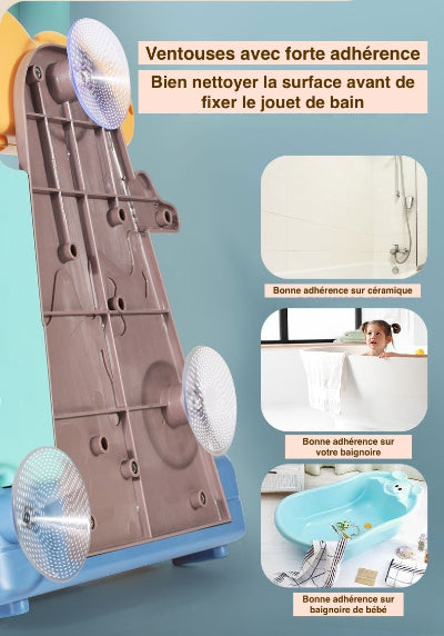 jouet de bain explications adherence