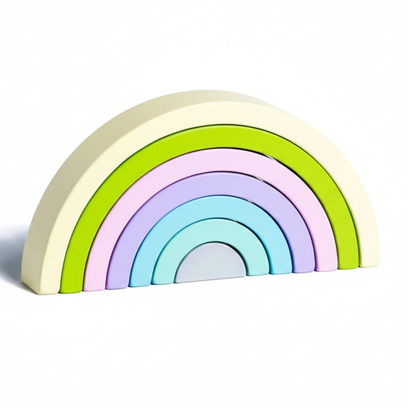 jouet montessori variante multicoler pastel
