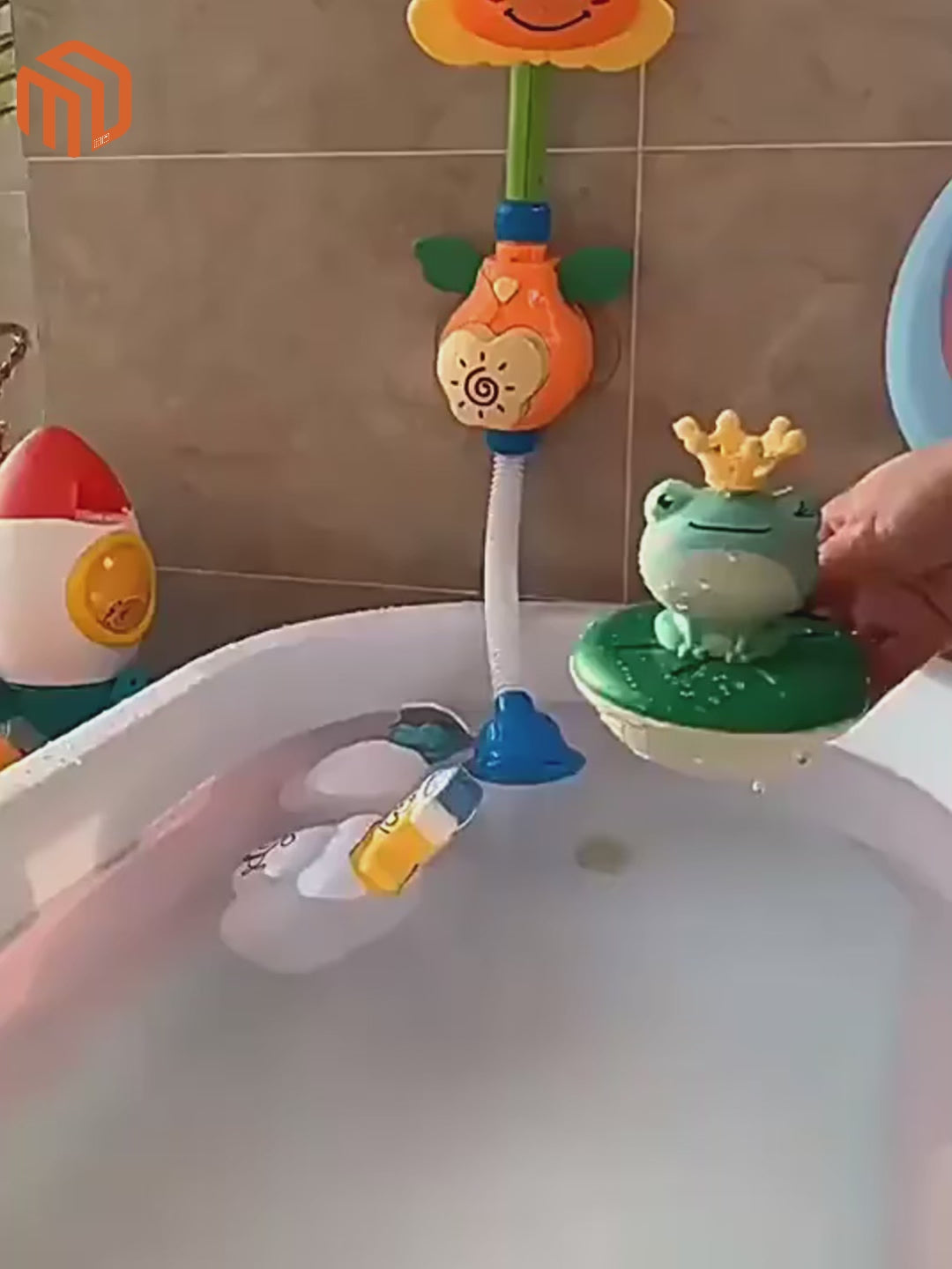 jouet-de-bain-grenouille-video