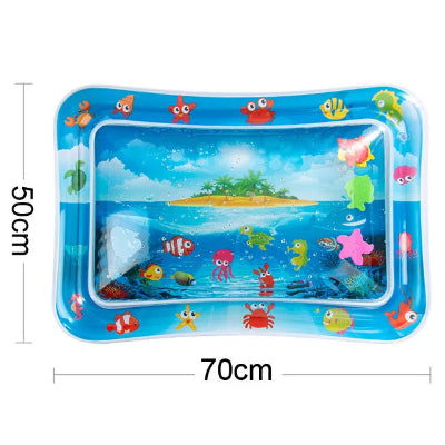 tapis eau bleu ile mesures