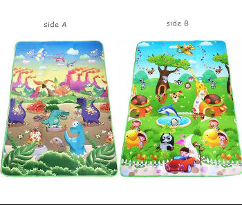 tapis éveil bébé coloré double face varaiante deux