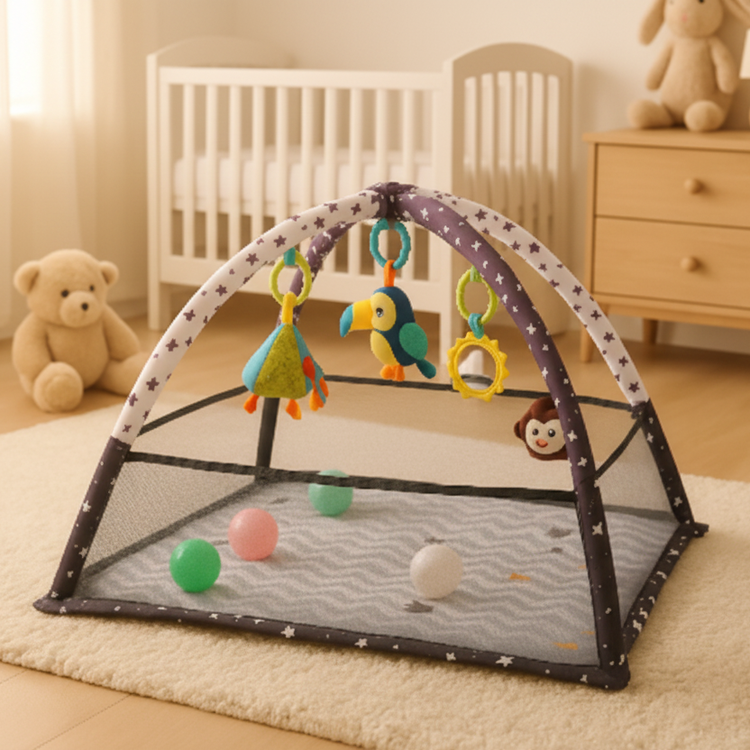 tapis éveil bébé dans chambre