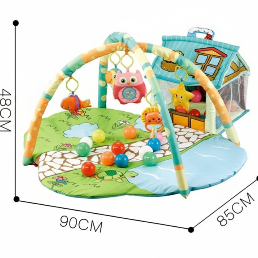 tapis éveil bébé maisonnette mesures