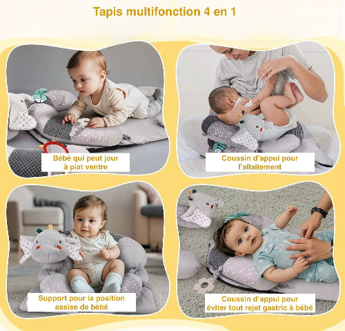 tapis éveil bébé quatre possibilités