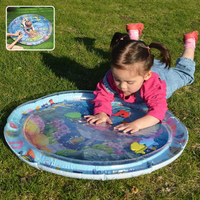 tapis éveil rond fillette pull rose
