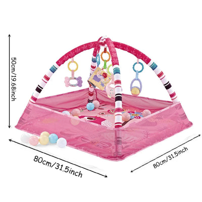 tapis éveil variante rose dimensions
