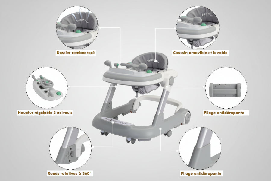 trotteur bébé explications matériaux