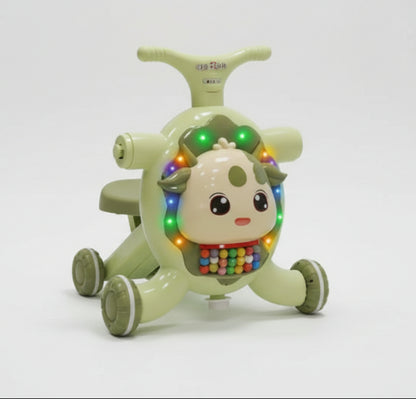 trotteur bébé trois en un lumières